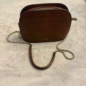 Sezane Brown Mini Victor Bag